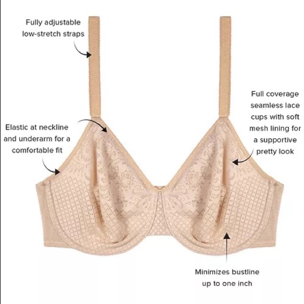 Wacoal Bra 42DDD - Picture 2 of 9